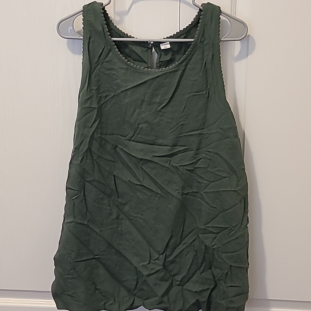 Green tank top